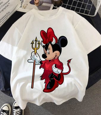Mickey Minnie Mouse Kid Clothes Summer Child T-Shirts